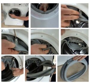 Removing the seal in the washing machine