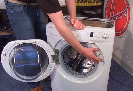 Diagnostics and repair of a washing machine