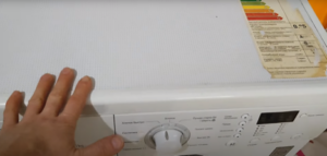 How to remove the seal on an LG washing machine - 1