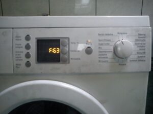 Mga pagkakamali sa washing machine ng Bosch