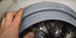 how to remove the seal on an LG washing machine - 12