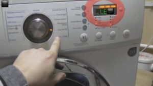 l E error in LG washing machine