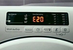 E10 hibák egy Electrolux mosógépben