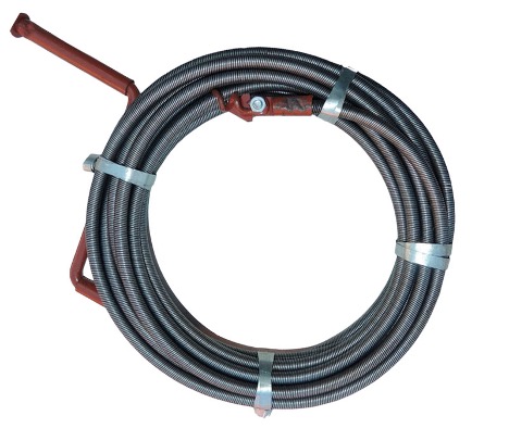 DIY pipe cleaning cable