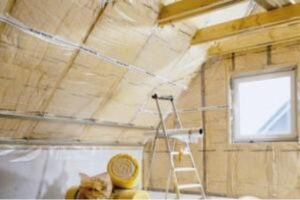 How to insulate the second floor in a country house 3