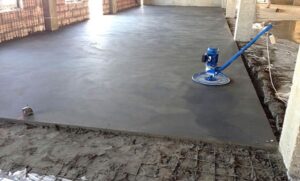 How long does it take for a semi-dry screed to dry?