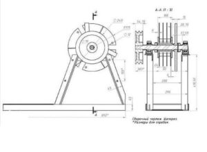 Cippatrice di legno