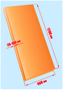 Dimensiunile spumei de polistiren extrudat