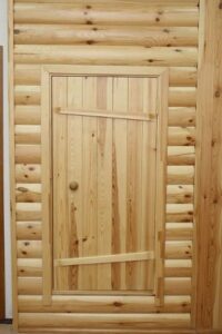 Porte en bois classique