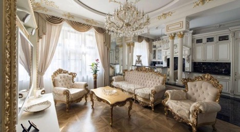 Style baroque à l'intérieur