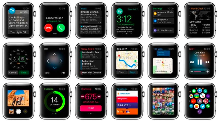 Applicazioni dell'Apple Watch