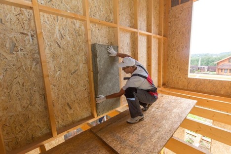 Insonorización de una casa de madera.