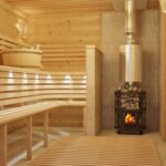 Stufa per sauna in ghisa o acciaio