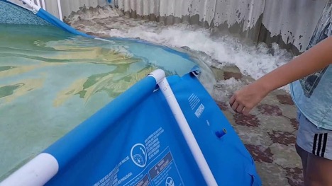 Sådan dræner du vand fra en swimmingpool