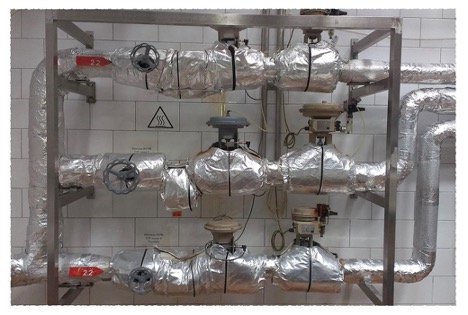 Thermal insulation ng shut-off valves